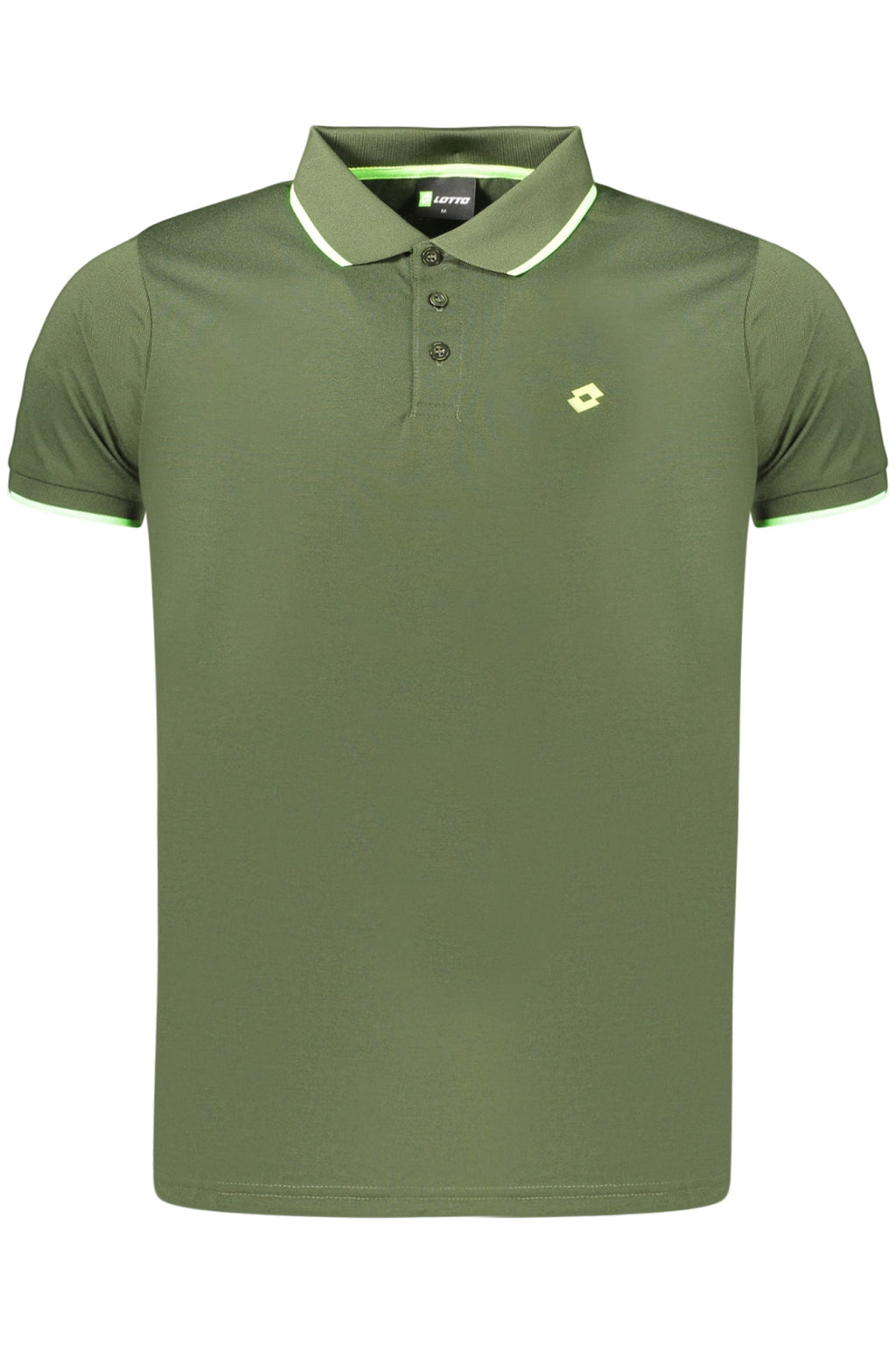LOTTO POLO MANICHE CORTE UOMO VERDE