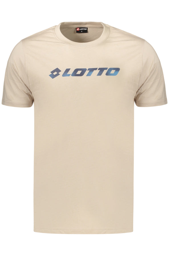 LOTTO T-SHIRT MANICHE CORTE UOMO BEIGE