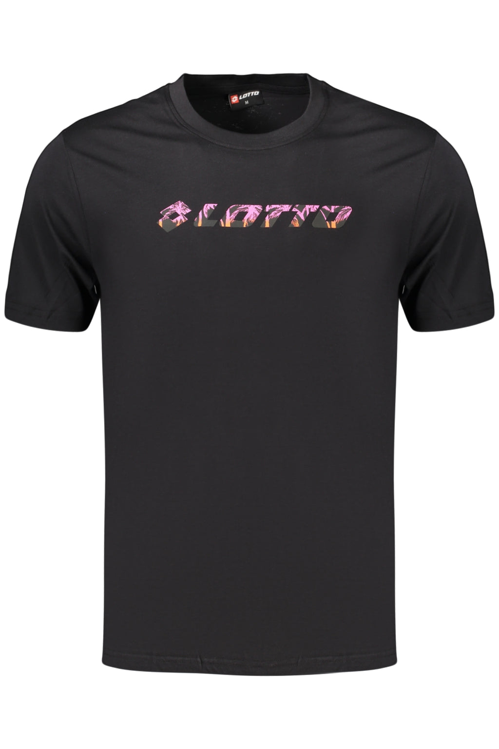 LOTTO T-SHIRT MANICHE CORTE UOMO NERO