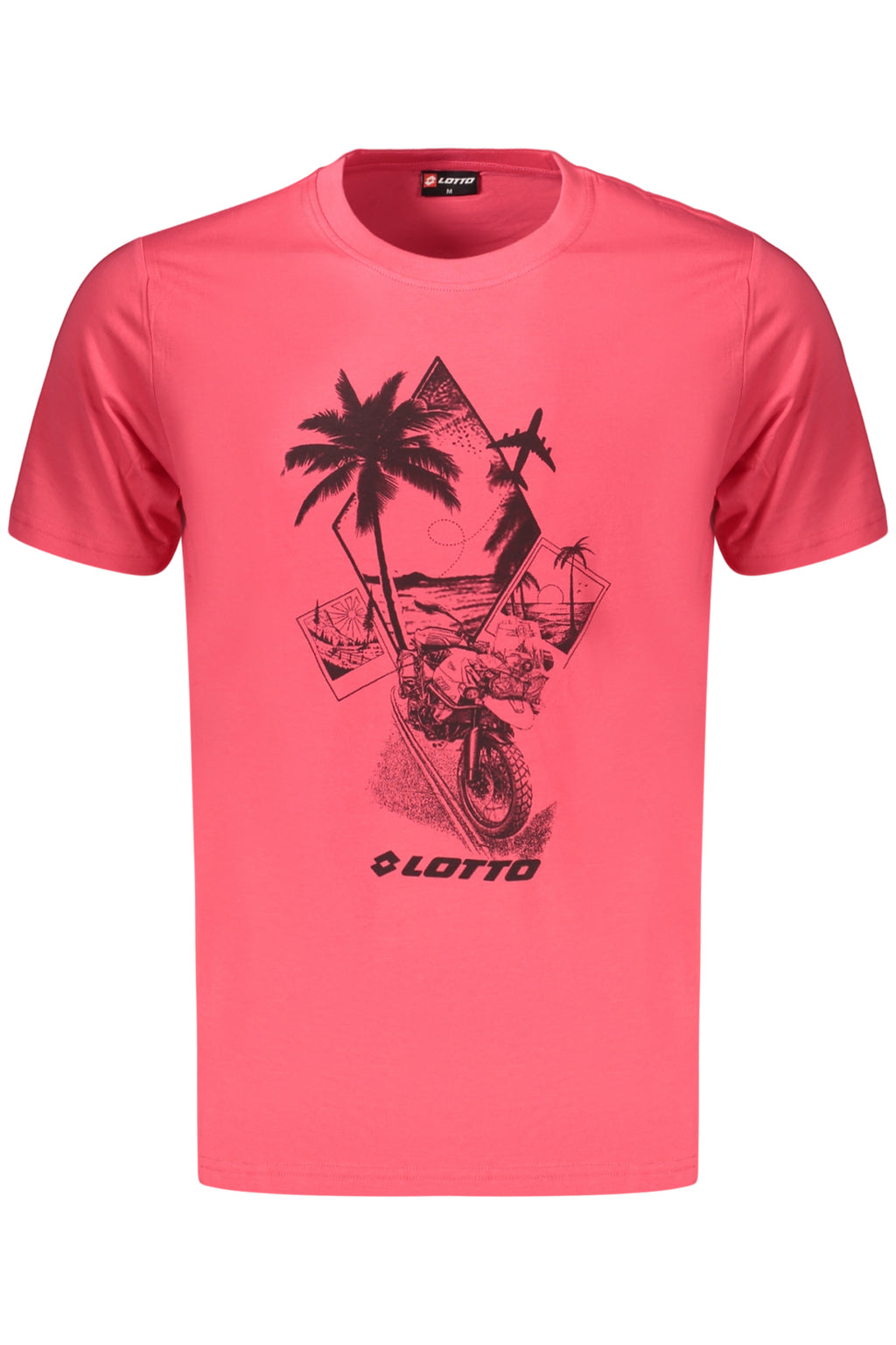 LOTTO T-SHIRT MANICHE CORTE UOMO ROSSO