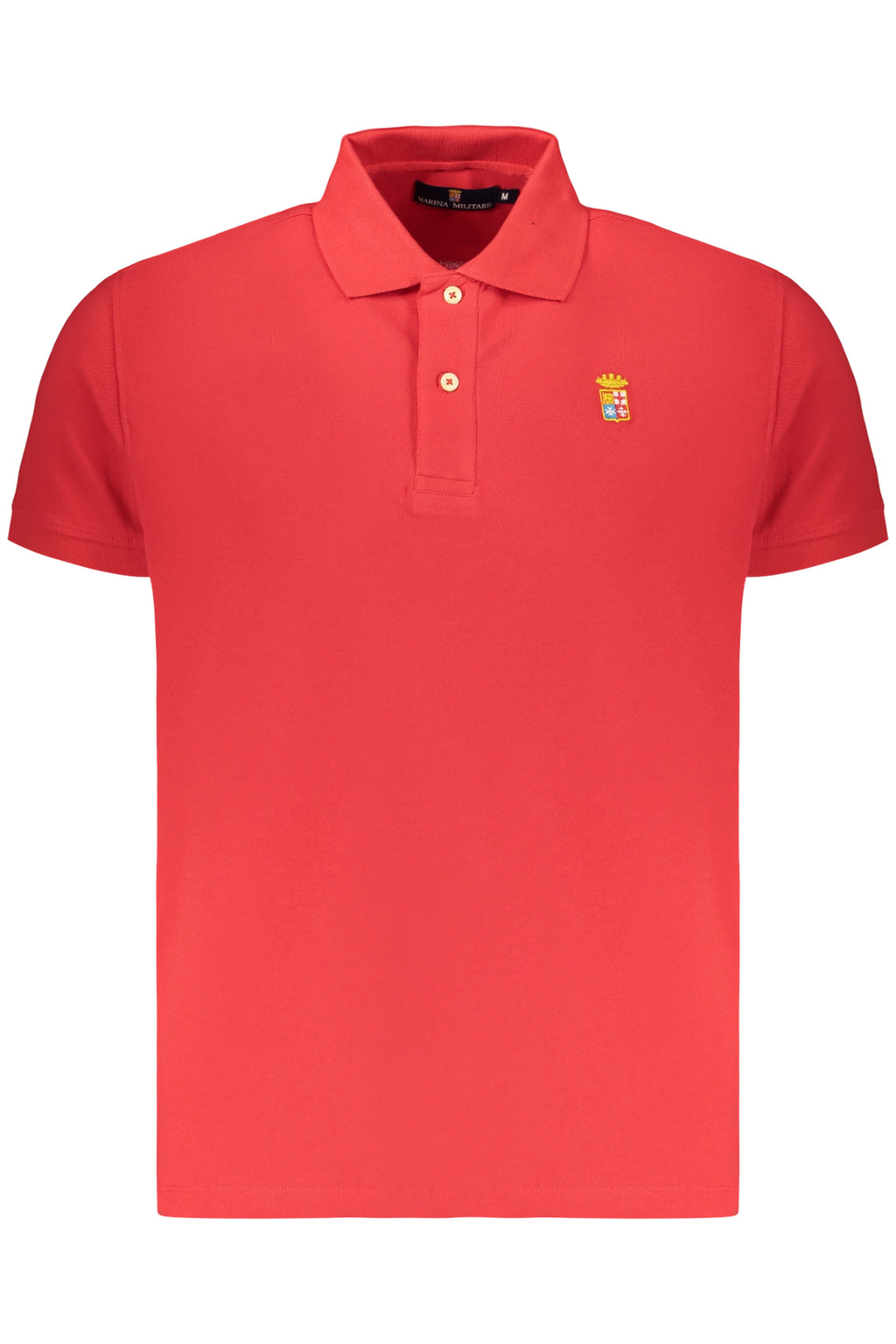 MARINA MILITARE POLO MANICHE CORTE UOMO ROSSO