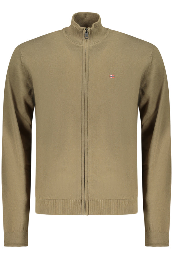 NAPAPIJRI CARDIGAN UOMO VERDE