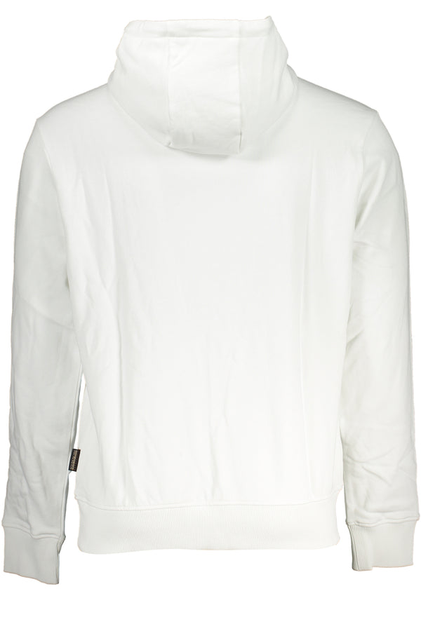 NAPAPIJRI FELPA CON ZIP UOMO BIANCO