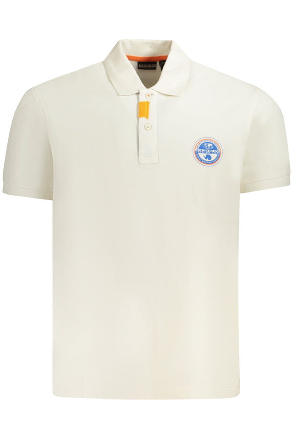NAPAPIJRI POLO MANICHE CORTE UOMO BIANCO
