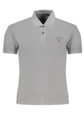NAPAPIJRI POLO MANICHE CORTE UOMO GRIGIO