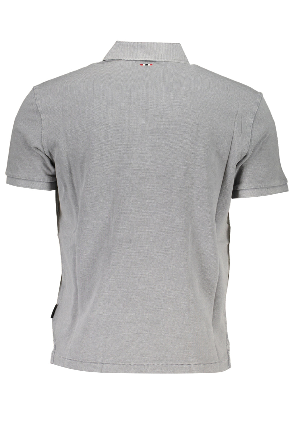 NAPAPIJRI POLO MANICHE CORTE UOMO GRIGIO