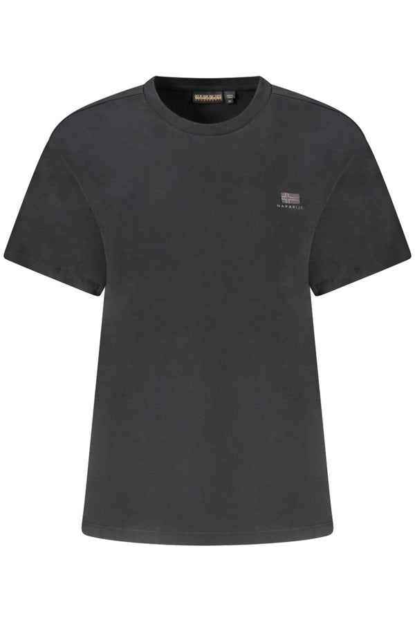 NAPAPIJRI T-SHIRT MANICHE CORTE DONNA NERO