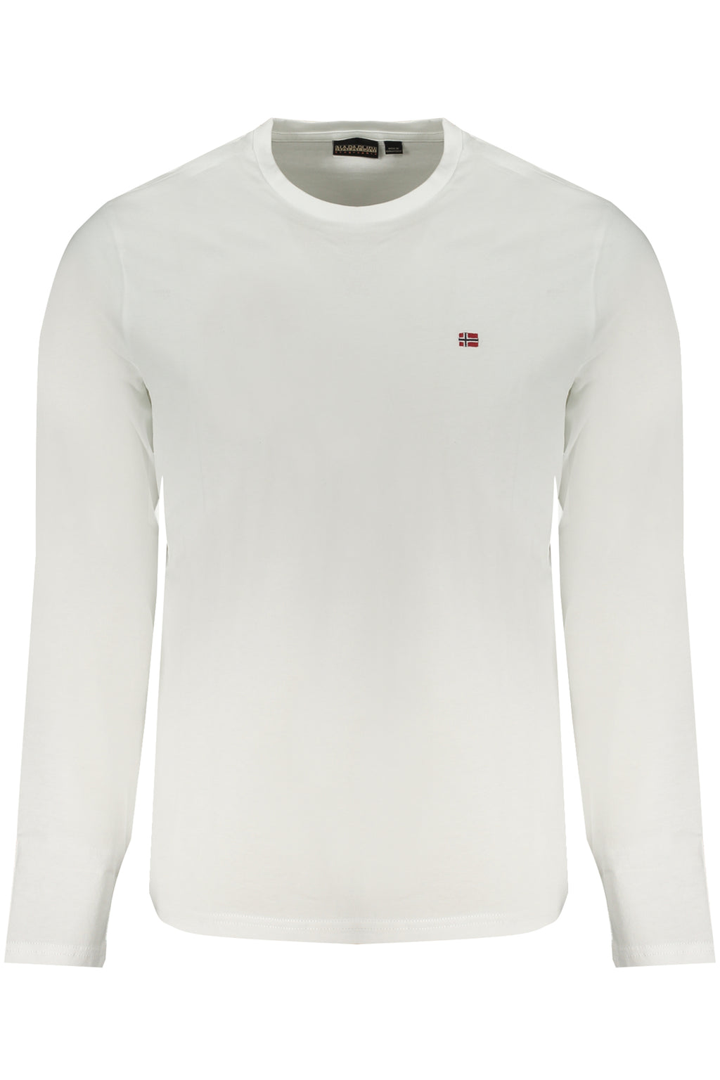 NAPAPIJRI T-SHIRT MANICHE LUNGHE UOMO BIANCO