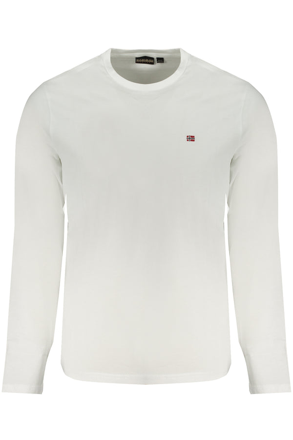 NAPAPIJRI T-SHIRT MANICHE LUNGHE UOMO BIANCO