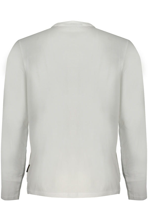 NAPAPIJRI T-SHIRT MANICHE LUNGHE UOMO BIANCO
