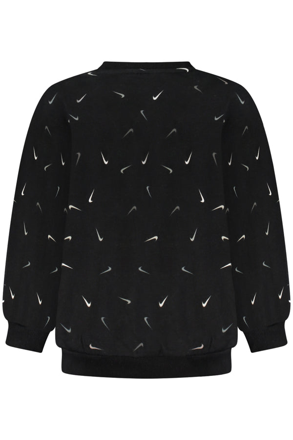 NIKE FELPA SENZA ZIP BAMBINA NERO