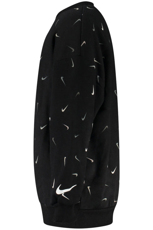 NIKE FELPA SENZA ZIP BAMBINA NERO
