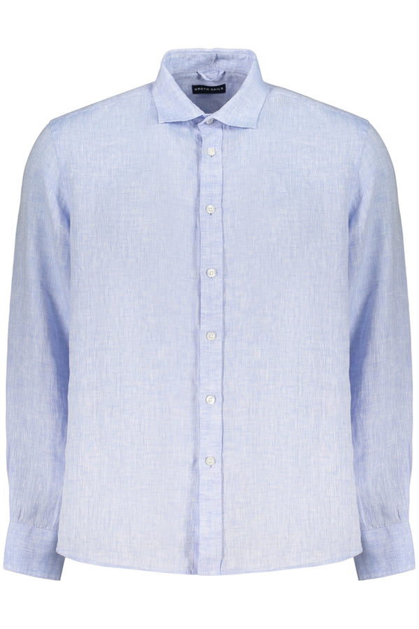 NORTH SAILS CAMICIA MANICHE CORTE UOMO AZZURRO