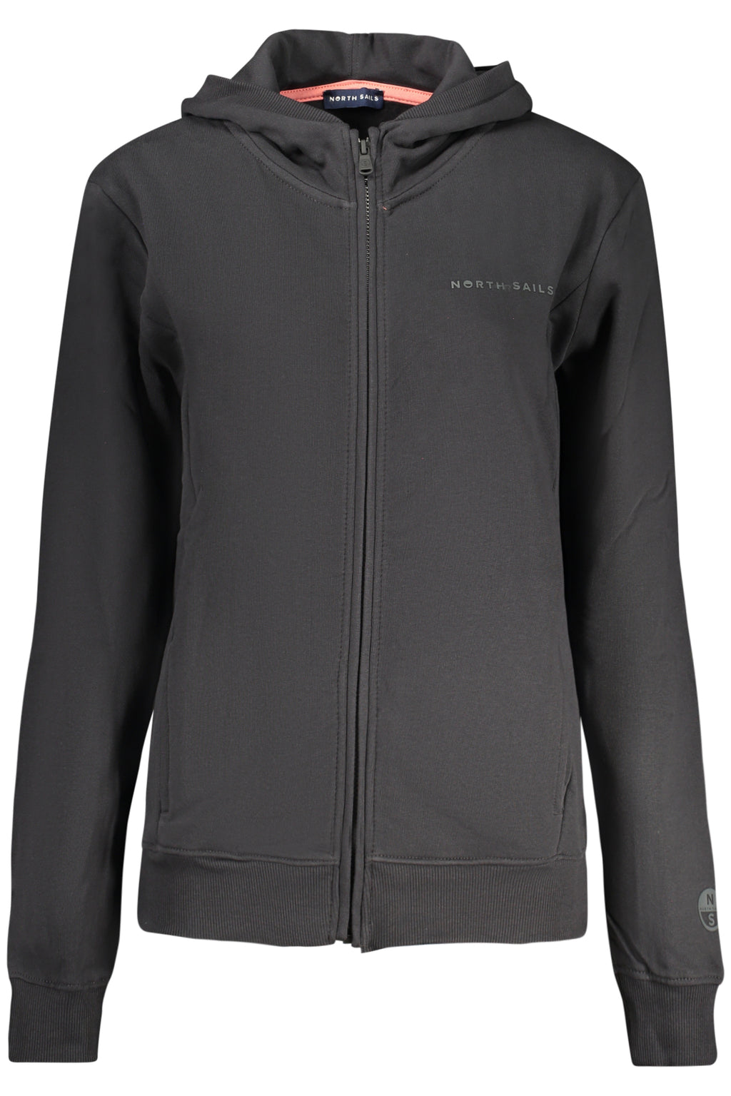 NORTH SAILS FELPA CON ZIP DONNA NERO