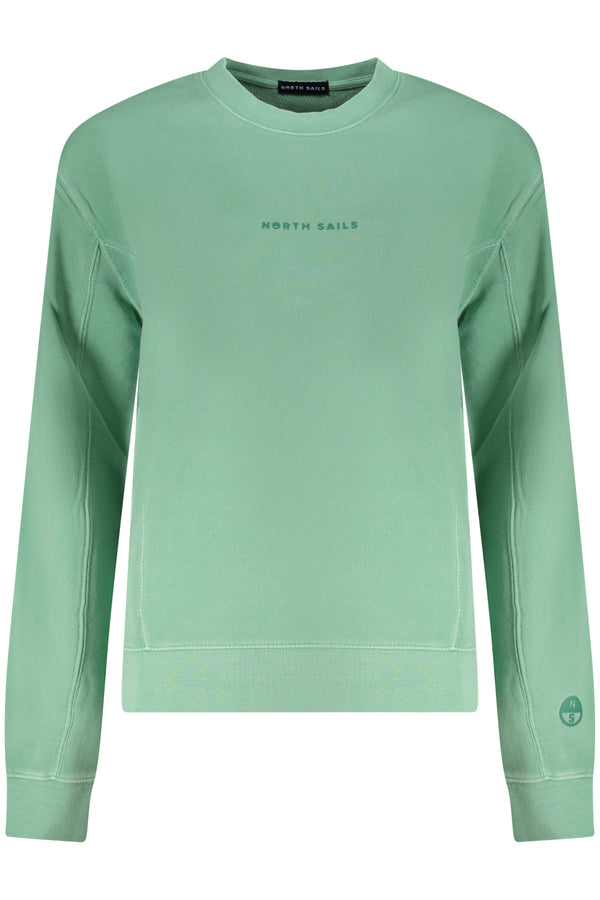 NORTH SAILS FELPA SENZA ZIP DONNA VERDE