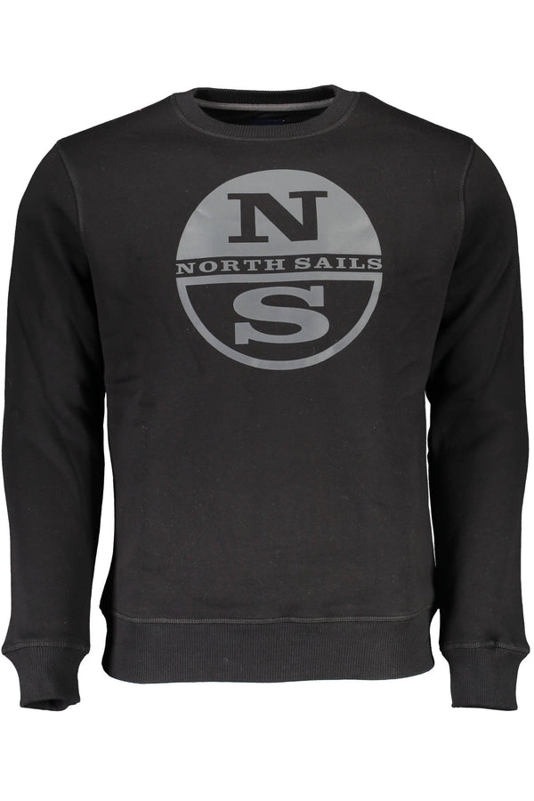 NORTH SAILS FELPA SENZA ZIP UOMO NERO
