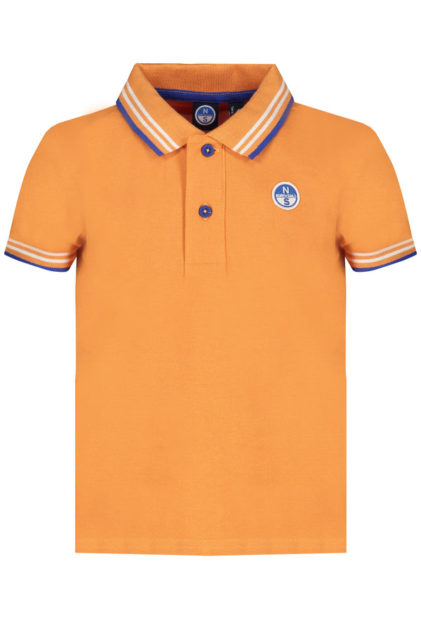 NORTH SAILS POLO MANICHE CORTE BAMBINO ARANCIO
