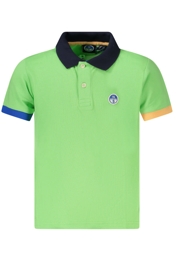 NORTH SAILS POLO MANICHE CORTE BAMBINO VERDE