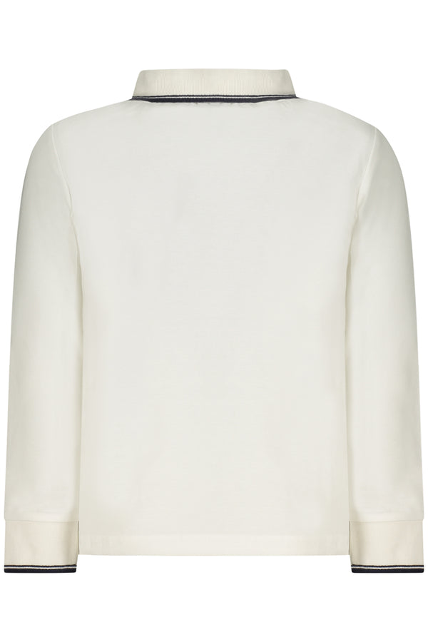 NORTH SAILS POLO MANICHE LUNGHE BAMBINO BIANCO