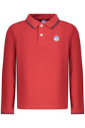 NORTH SAILS POLO MANICHE LUNGHE BAMBINO ROSSO