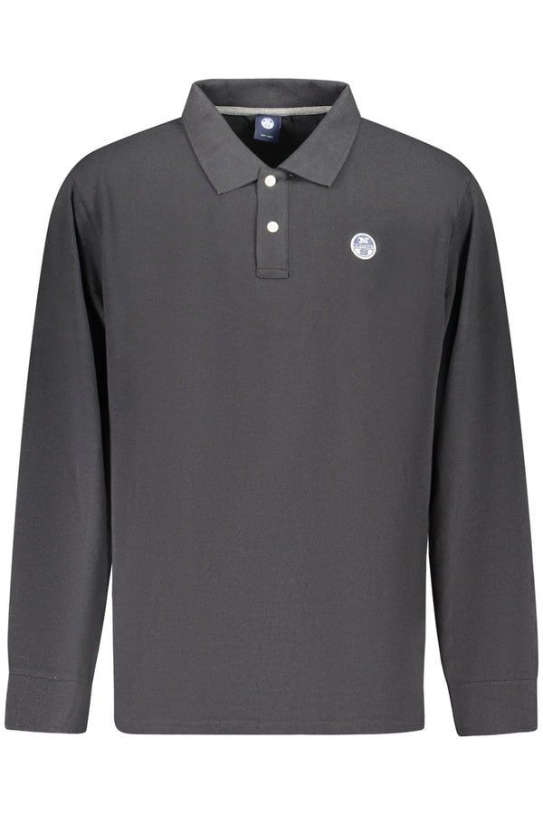NORTH SAILS POLO MANICHE LUNGHE UOMO NERO