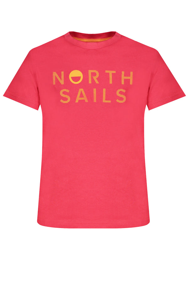 NORTH SAILS T-SHIRT MANICHE CORTE BAMBINO ROSSO