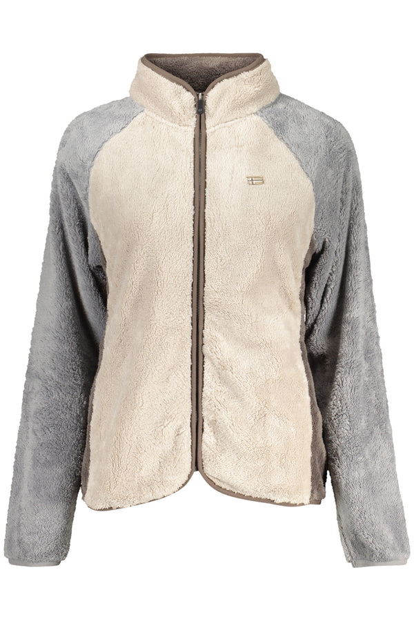 NORWAY 1963 FELPA CON ZIP DONNA BEIGE