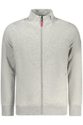 NORWAY 1963 FELPA CON ZIP UOMO GRIGIO