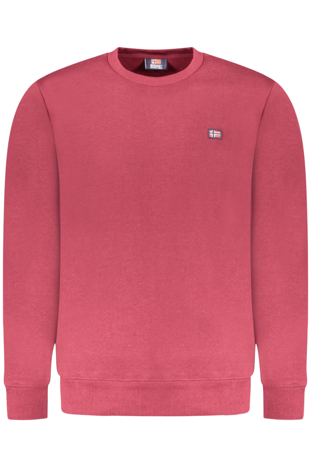 NORWAY 1963 FELPA SENZA ZIP UOMO ROSSO