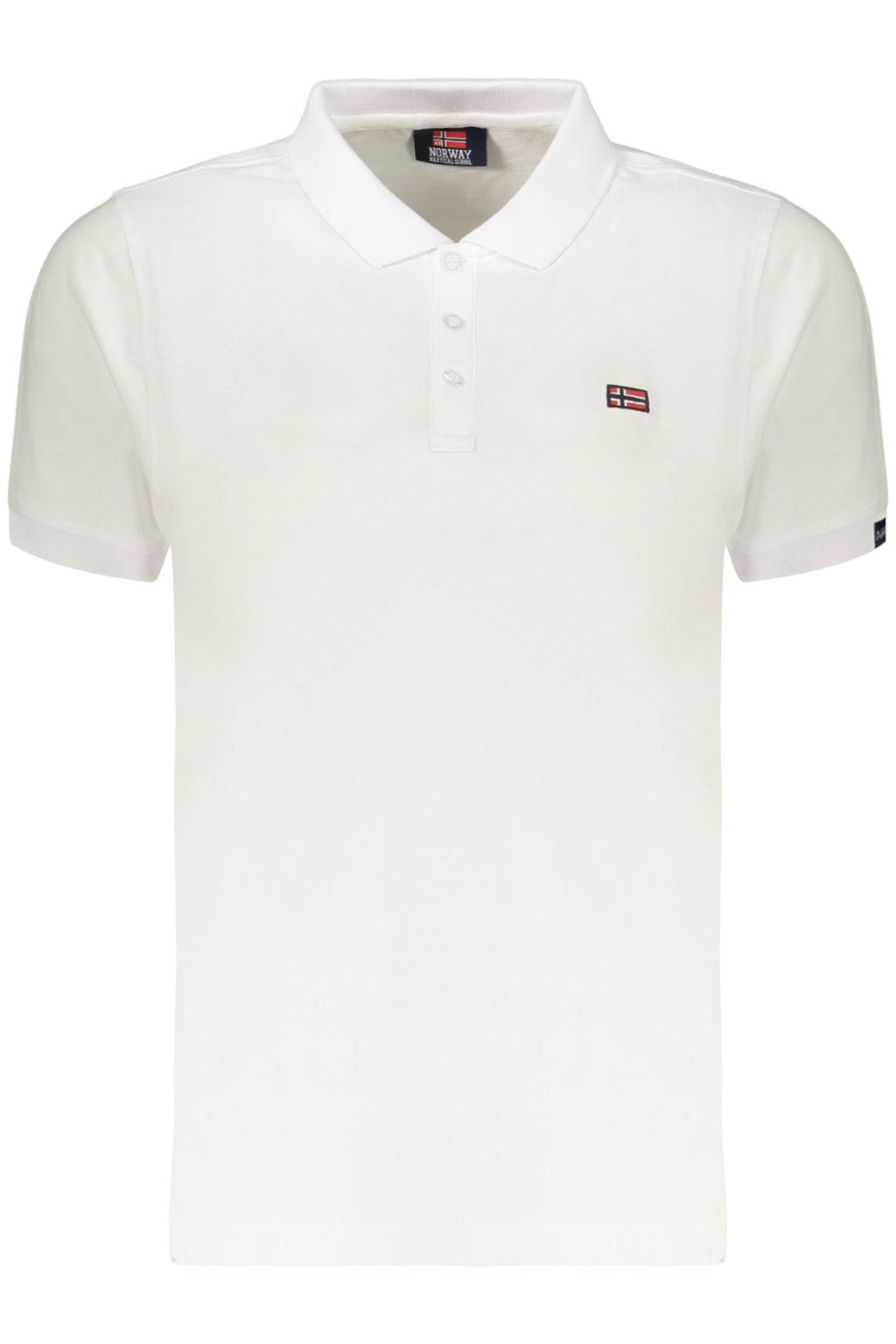 NORWAY 1963 POLO MANICHE CORTE DONNA BIANCO