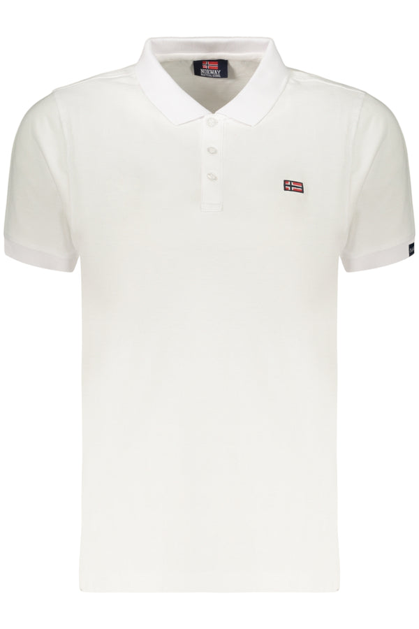 NORWAY 1963 POLO MANICHE CORTE DONNA BIANCO