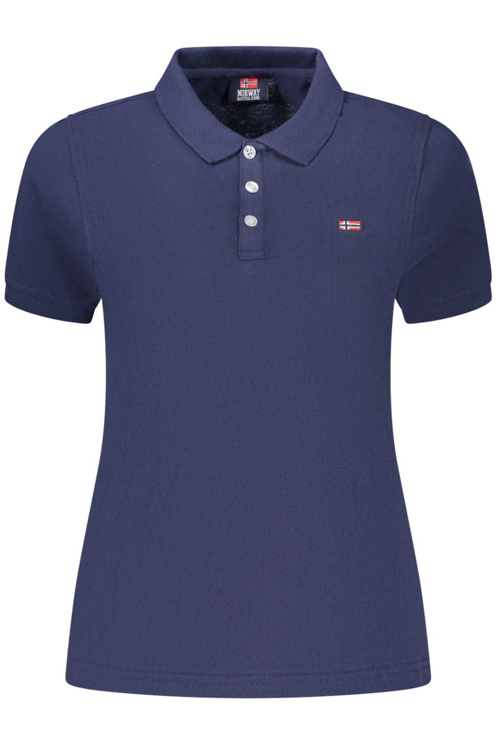 NORWAY 1963 POLO MANICHE CORTE DONNA BLU