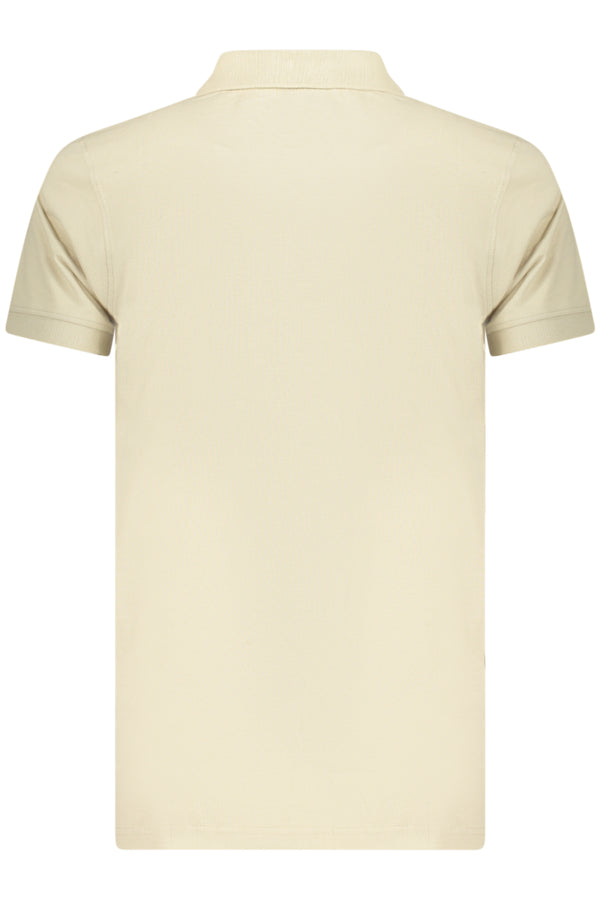 NORWAY 1963 POLO MANICHE CORTE UOMO BEIGE