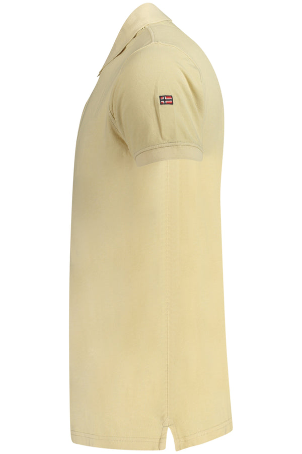 NORWAY 1963 POLO MANICHE CORTE UOMO BEIGE