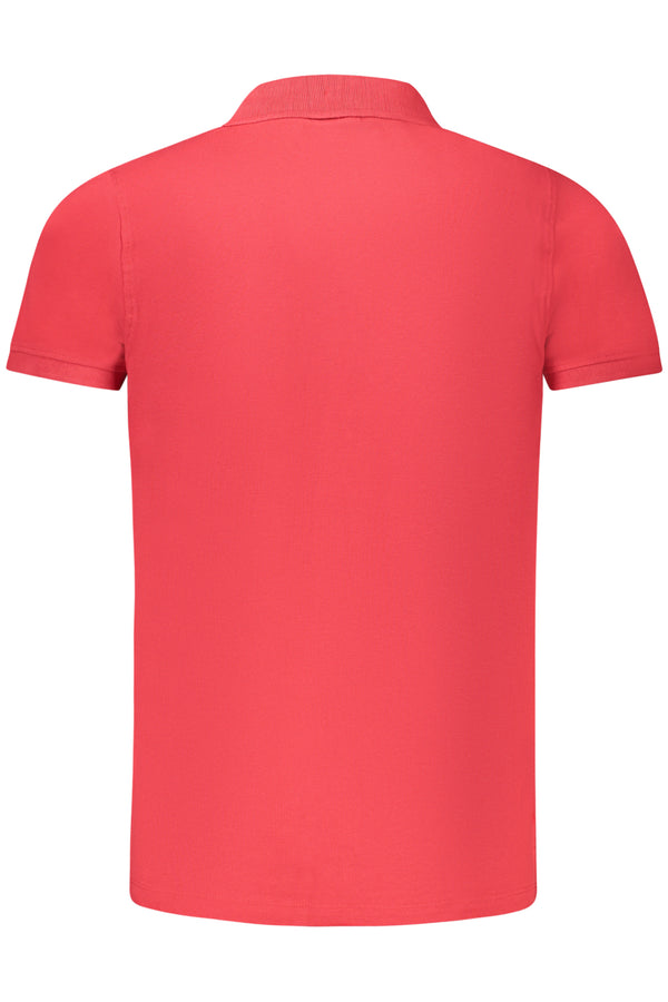 NORWAY 1963 POLO MANICHE CORTE UOMO ROSSO