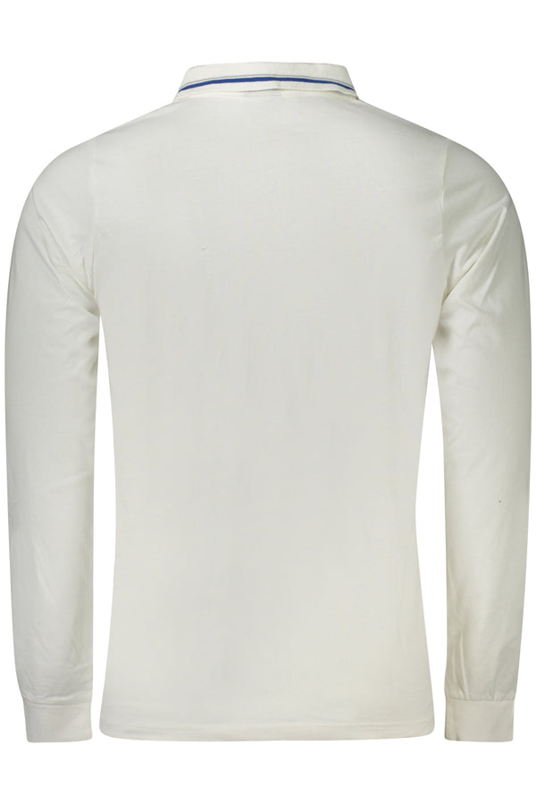 NORWAY 1963 POLO MANICHE LUNGHE UOMO BIANCO