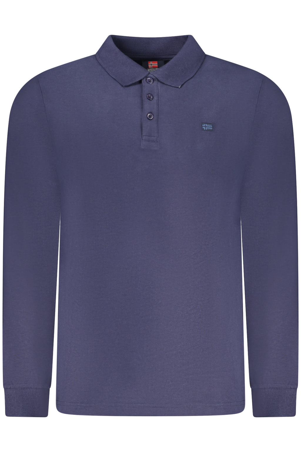 NORWAY 1963 POLO MANICHE LUNGHE UOMO BLU