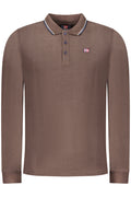 NORWAY 1963 POLO MANICHE LUNGHE UOMO MARRONE