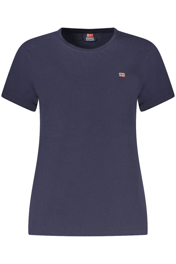 NORWAY 1963 T-SHIRT MANICHE CORTE DONNA BLU