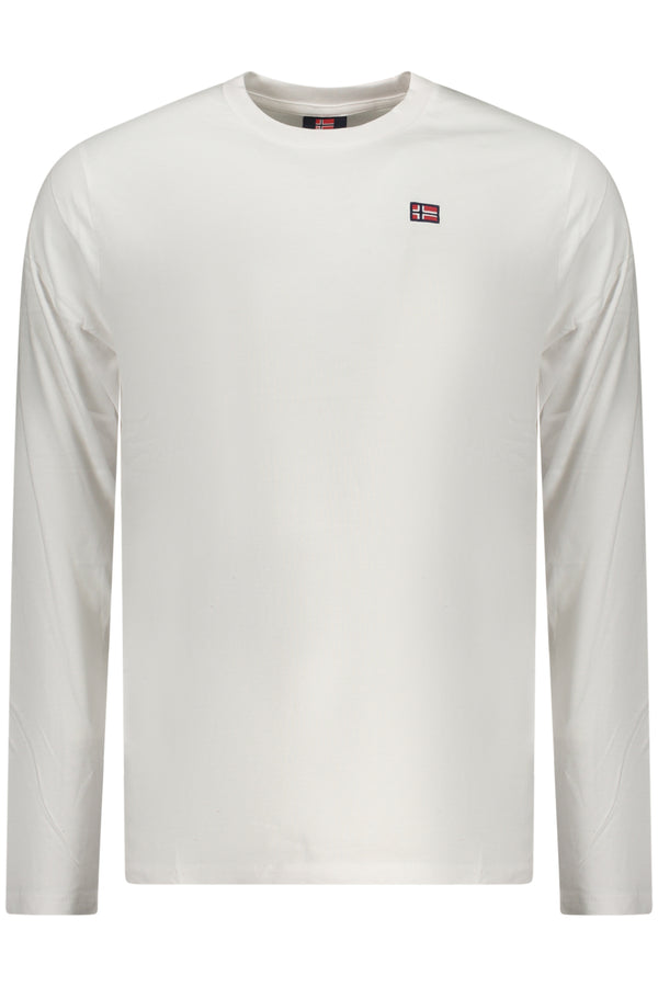 NORWAY 1963 T-SHIRT MANICHE LUNGHE UOMO BIANCO
