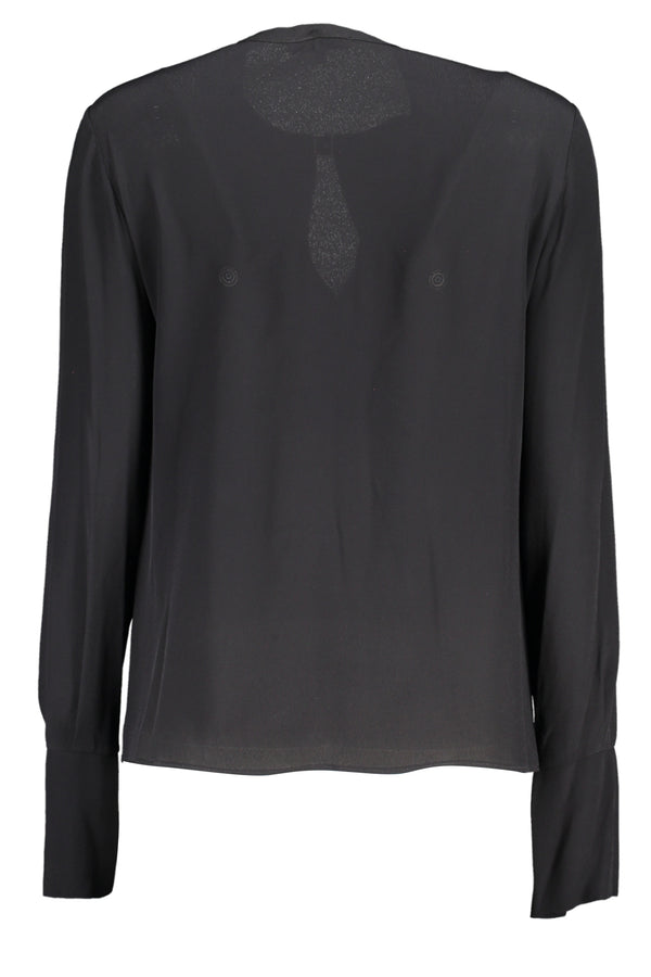 PATRIZIA PEPE CAMICIA MANICHE LUNGHE DONNA NERO
