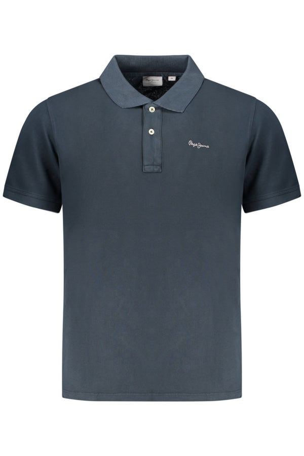 PEPE JEANS POLO MANICHE CORTE UOMO BLU