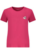 PEPE JEANS T-SHIRT MANICHE CORTE DONNA ROSSO