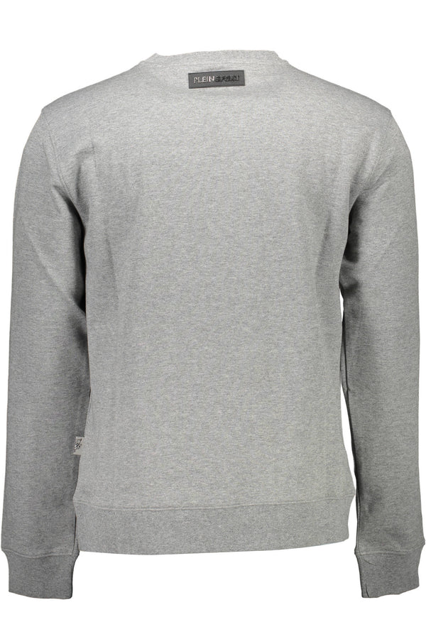PLEIN SPORT FELPA SENZA ZIP UOMO GRIGIO