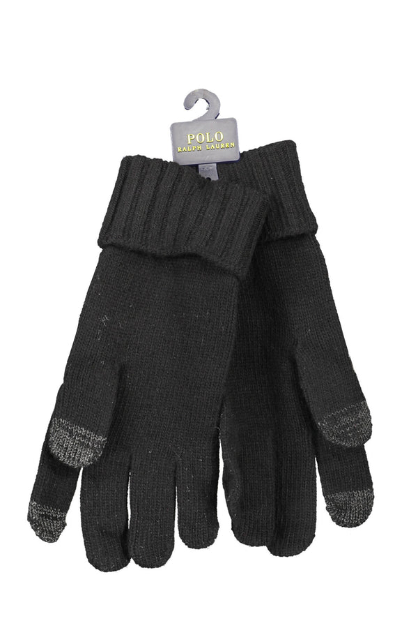 RALPH LAUREN GUANTI UOMO NERO