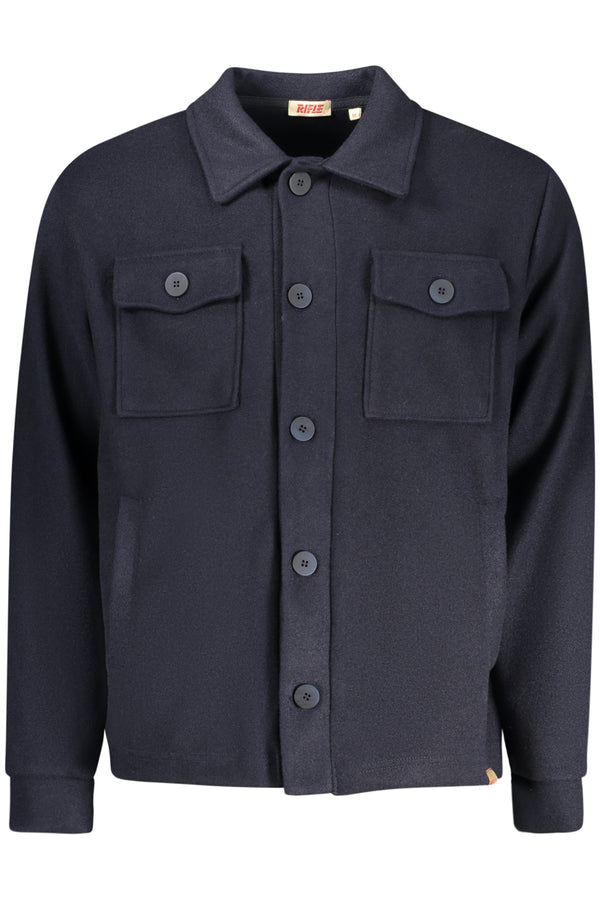 RIFLE CAMICIA MANICHE LUNGHE UOMO BLU