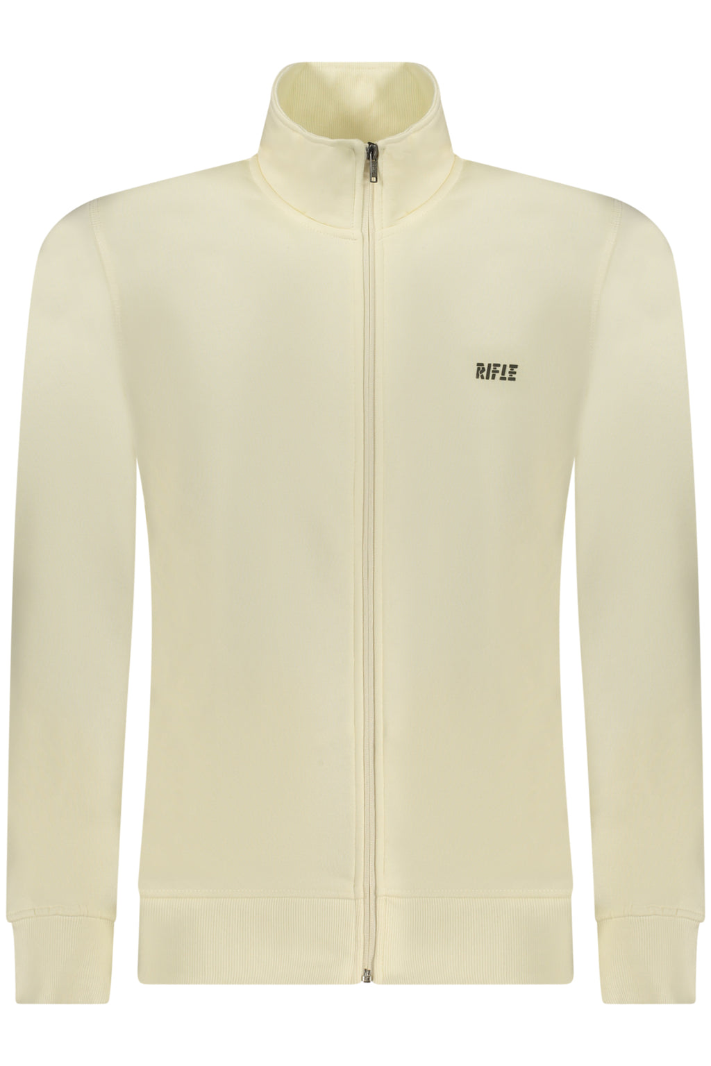 RIFLE FELPA CON ZIP UOMO BIANCO
