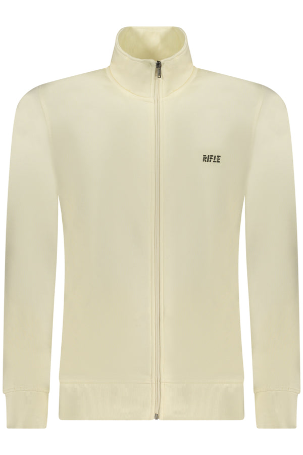 RIFLE FELPA CON ZIP UOMO BIANCO