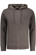 RIFLE FELPA CON ZIP UOMO GRIGIO