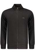 RIFLE FELPA CON ZIP UOMO NERO